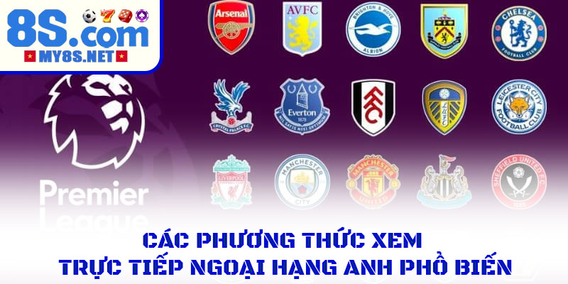 Trực Tiếp Ngoại Hạng Anh – Cùng 8S Đón Vận May Số 1 Sân Cỏ 2 Các phương thức có thể xem trực tiếp ngoại hạng Anh phổ biến